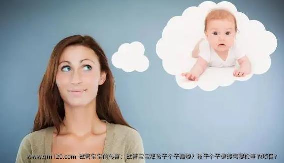 试管宝宝的传言：试管宝宝都孩子个子偏矮？孩子个子偏矮需要检查的项目？