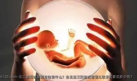 北三医院试管男方检查什么？去北医三院做试管婴儿较多需要花多少钱？