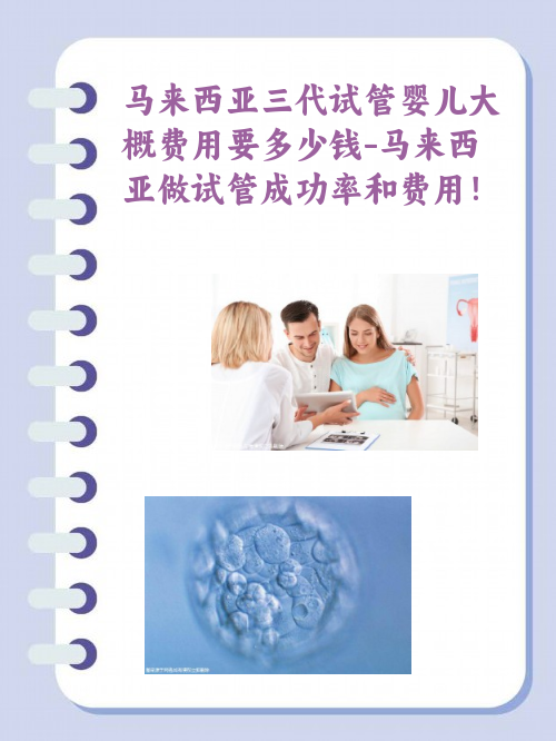 马来西亚三代试管婴儿大概费用要多少钱-马来西亚做试管成功率和费用！