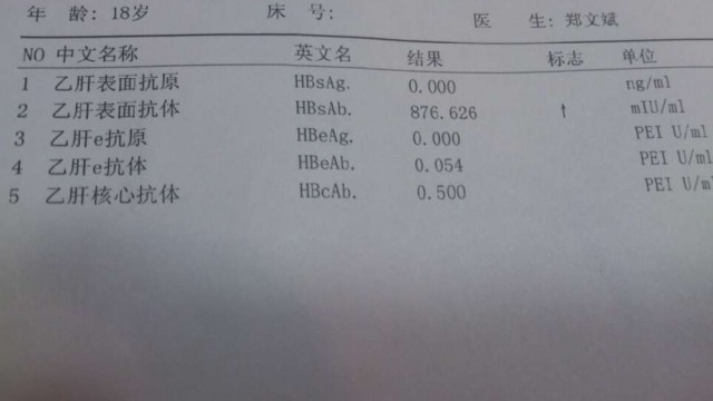 乙肝五项